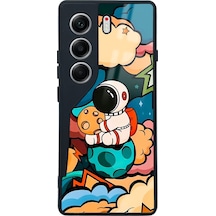 Tecno Camon 40 Baby Astronaut Tasarımlı Glossy Telefon Kılıfı Çok Renkli