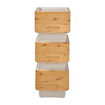 Geseus Motek Organızer Tekerlekli Eşya Ve Erzak Kutusu 3x12 Lt-Mt