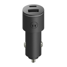 Tr Turbopower Share Araç Şarj Cihazı Solo- 45w Çift Bağlantı Noktalı Usb-a, Moto G Power İçin Usb-c Çıkışı,