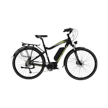 Bisan E-cıty Elektrikli Erkek Şehir Bisikleti 48cm Hd 28 Jant 9 Vites Siyah Yeşil Siyah