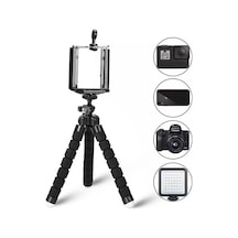 18 Cm Süngerli Ahtapot Tripod Telefon Tutucu Aparat