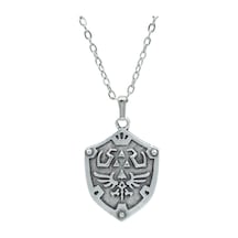 The Legend Of Zelda Kalkan Zincir Kolye Gümüş Kaplama Erkek Kadın Çok REnkli The Legend Of Zelda Kalkan Zincir Kolye Gümüş Kaplama Erkek Kadın Çok REnkli