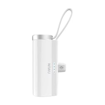 Wiwu Wi-W026 Capsule Serisi 2in1 Mini Taşınabilir Standlı Askılı Type-C PD 5000 MAh Powerbank