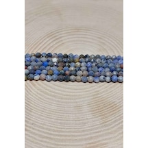 Yasamtohumu Sodalit Taşı Yarım Dizi 3 MM 17  CM Çok Renkli
