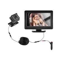 Vkemall Bebek Telsizi Bebek Araba Monitörü 1080p Monitör Kamerası