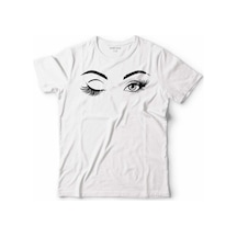 Eyelash Extensıon Göz Kaş Kirpik Eye Logo Çocuk Tişört 001