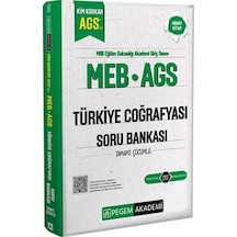 Meb Ags Kim Korkar Türkiye Coğrafyası Soru Bankası Tamamı Çözümlü Pegem Akademi