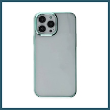 Bezos İphone 14 Pro Max Uyumlu Kılıf Element Silikon - Yeşil Ob