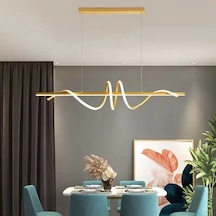 Modern Led Oturma Odası Kolye İşıkları Asılı Lamba İçin Yemek Masası Mutfak Vestiyer Ofis Ev Dekor Mobilya Minimalist 3043-q76-0w-er Gold