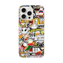 iPhone Uyumlu 15 Pro Desen007 Çok Renkli