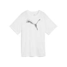 Puma Evostripe Tee Kadın T-shirt-beyaz