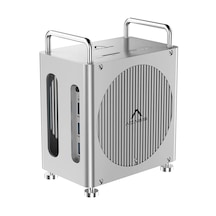 Acasis 8 İn 1 Mac Mini M4 Workstation Thunderbolt 4, 2x Nvme Ssd, 3x Usb 3.2, Sd/tf Card, 2x Dp 4k, Güç Düğmesi, 30w Pd, Type-c, Dock & Ssd Kutusu Tb1201