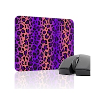Leopar Kaymaz Dikişli Kauçuk Oyuncu Mousepad V1 - 22x18 Gaming Mouse Pad Fare Altlığı