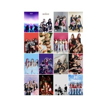 Kpop - İtzy Grubu Desenli 5 No Tasarım 16' L Fotokart Seti