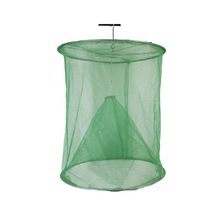 Jeehugo Yeşil Çift Katlı Askı Fly Trap - Nylon Ve Demir Telden Yapılmış, Etkili Ve Yeniden Kullanılabilir Dış Mekan Sinek Tutucu Yem Kasesi Hariç