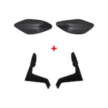 GP Kompozit Yamaha XMAX 250 / 400 2014-2017 Uyumlu Bacak ve Grenaj Koruma Seti Siyah
