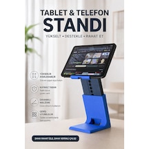 Ayarlanabilir Tablet & Telefon Standı Yükseklik Ayarlı Masaüstü Stand Kaymaz Taban Ergonomik Tutucu