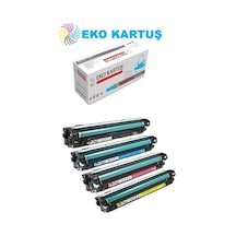 Eko Kartuş Hp CD646A (CE400A-CE401-CE402-CE403) Set Uyumlu Toner