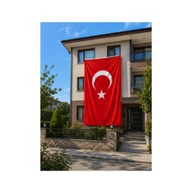 Türk Bayrağı 200x300 Cm 140gr Alpaka Kumaş - Bina Tipi 200 x 300 CM