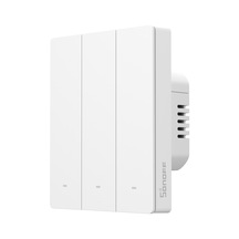 Sonoff Zbm5-3c-80w Zigbee Akıllı Duvar Anahtarı 3 Kanallı Nötr Ve Nötrsüz Uyumlu