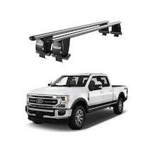 Royal Ford F250 2015-2020 Uyumlu Gri Kilitli Ara Atkı Port Bagaj Tavan Barı
