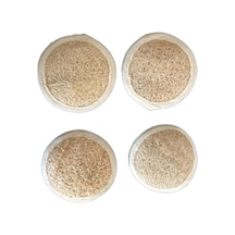Yüz İçin Doğal Kabak Lifi Peeling Lifi 4 Adet Bora Kabak Lif