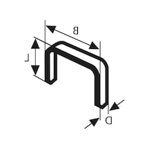 Tip 53 Zımba Teli, 4x0.74mm, 6mm Uzunlukta
