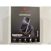 Snapron Sns-9100 Siyah İnduction Özellikli Rgb Bluetooth Speaker Phone Stand-ambient Light