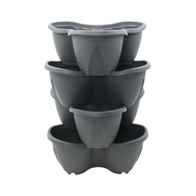 Serinova Pamukkale Saksı 4'lü Set 12,5 Lt No 3