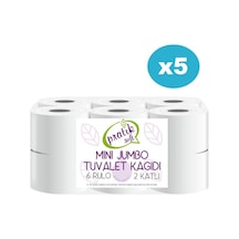 Pratiksoft Mini Jumbo Tuvalet Kağıdı 5 x 6 Rulo