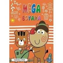 Mega Boyama-turuncu Kitap
