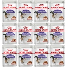 Royal Canin Gravy Pouch Sterilised Kısırlaştırılmış Yetişkin Kedi Yaş Maması 12 x 85 G