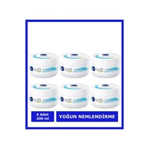 Nemlendirici Soft Bakım Kremi , El Yüz Vücut, Besleyici, Jojoba Yağı, E Vitamini 200 Ml 6 Adet