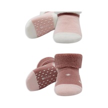 Bistyle Puanlı Kaymaz Havlu Soket Çorap 2'li Bs10502 Pudra Pembe Pudra Pembe Pudra - Pembe