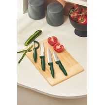 Dr. Inox 4 Parça Bıçak Seti Yeşil