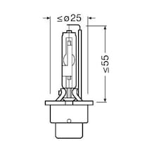 Osram Ampül Gaz Desarjlı 35w D4s Xenarc Nıght Breaker Laser Next Generation Sxnn İkili Kutu Osram 66440xn2-2hb