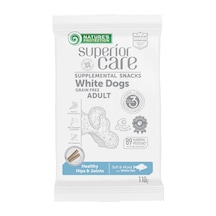 Nature S Protection Superior Care Beyaz Tüylü Köpekler İçin Beyaz Balıklı Eklem & Kalça Destekli Köpek Ödülü 110g