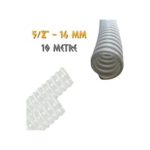 Güneş Spiral Şeffaf Klima Hortumu 5/8" - 16 Mm. - 10 Metre