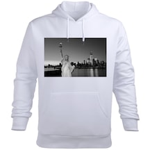 Newyork Cıty Erkek Kapüşonlu Hoodie Sweatshirt