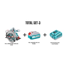 Total Set-3 Li-Ion Akülü Daire Testere TSLI1851 + Li-Ion Batarya 20V 4.0AH TFBLI2002 + Hızlı Şarj Aleti 20V 4.0AH TFCLI20411E Total Set-3 Li-Ion Akülü Daire Testere TSLI1851 + Li-Ion Batarya 20V 4.0AH TFBLI2002 + Hızlı Şarj Aleti 20V 4.0AH TFCLI20411E
