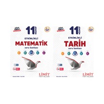 Limit 2027 11. Sınıf Matematik + Tarih Soru Bankası Seti 2 Kitap Maarif Model