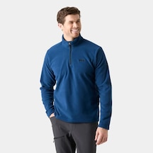 Helly Hansen Hh Mount Fleece Erkek Yarım Fermuarlı Polar Hh.12001 Hha.507 Mavi