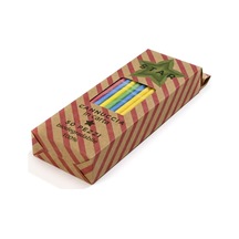 Kağıt Pipet Karışık Renkli Sargısız 6x195 Mm 50'li Kutulu 50 Adet 50