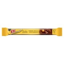 Eti Stick Çikolata 40'lı 8 G Karamelli - 320 G Pratik Atıştırmalık Tarı