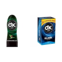Ginseng Kayganlaştırıcı Ve Masaj Jeli 1 X 200 Ml + Klasik Kolay Takılan Ekonomik Paket Prezervatif 1 X 20 Adet