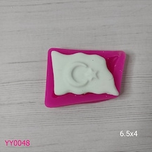 Yy0048 Dalgalı Türk Bayrağı Silikon Kalıp