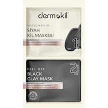 Dermokil Maske Soyulabilir Siyah Kil Maskesi 2x7.5 Ml