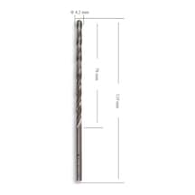 Mte 4,2 Mm Uzun Metal Matkap Ucu Hss Dın 340