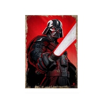 Bedeko Darth Vader Ve Işın Kılıcı Modern Ahşap Tablo