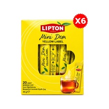 Lipton Mini Dem Yellow Label Siyah Çay 20li X 6